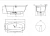 Ванна Salini SOFIA CORNER S-Stone 170x85 102525M белая матовая левая