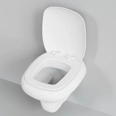 Унитаз подвесной Ambassador Diamond 123T20101R безободковый, белый матовый