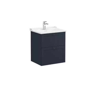 Тумба с раковиной VitrA Root Classic 68853 60 матовый темно-синий