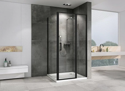 Душевой уголок ABBER Sonnenstrand AG04110BS-S85B 110x85 стекло прозрачное/профиль черный