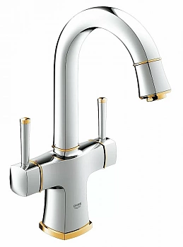 Смеситель для раковины Grohe Grandera 21107IG0 хром/золото