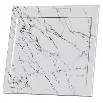 Душевой поддон RGW Stone Tray STL MW 52211088-15 80x80 белый мрамор