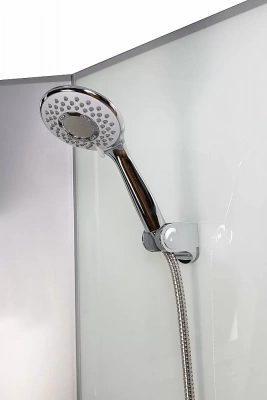 Душевая кабина Niagara Classic 330844QBK 100x80 стекло матовое/профиль серебро