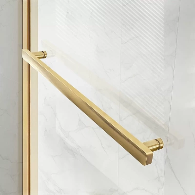 Душевой уголок Vincea Slim Soft VSR-1SS1012CLG 120x100 стекло прозрачное/профиль брашированное золото