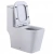 Унитаз-моноблок SantiLine SL-5024 белый, безободковый, с крышкой микролифт