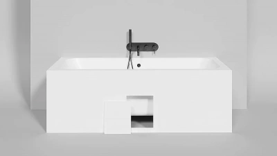 Ванна Salini Orlanda AXIS S-Stone 170x75 103223M белая матовая