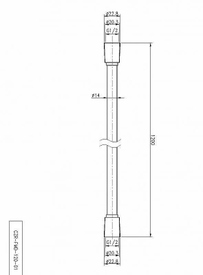 Душевой шланг Cezares CZR-FMD-120-01