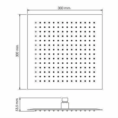 Верхний душ WasserKRAFT A162