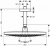 Верхний душ Hansgrohe RD Select S 300 2jet 27337000 хром