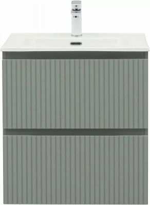 Тумба с раковиной Aquanet Джейн (Flat) 335432/254363 60 мисти грин
