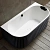 Ванна Abber Leipzig 170x80 AM9916BW черно-белая матовая