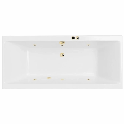 Ванна акриловая EXCELLENT Pryzmat SOFT WAEX.PRY20.SOFT.GL 200x90 белая с гидромассажем