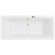 Ванна акриловая EXCELLENT Pryzmat SOFT WAEX.PRY20.SOFT.GL 200x90 белая с гидромассажем