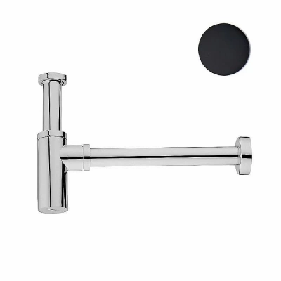 Сифон для раковины Webert AC0020560 черный матовый