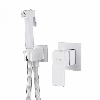 Гигиенический душ ABBER Daheim AF8225W белый матовый