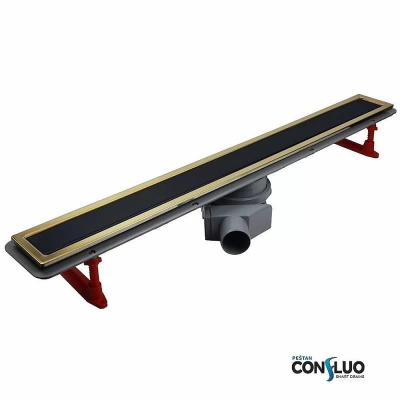 Душевой трап Pestan Confluo Premium Line Black Glass Gold 550