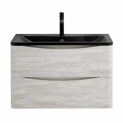 Тумба с раковиной BelBagno ACQUA 100 подвесная Rovere Vintage Bianco