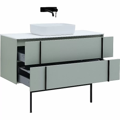 Тумба с раковиной Allen Brau Reality 120 1.32008.PWM папирус матовый