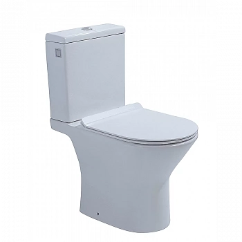 Унитаз-компакт Orans Ceramic OLS-WM9902 безободковый, с бачком, с крышкой микролифт