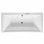 Ванна акриловая EXCELLENT Crown Grand SOFT WAEX.CRG19.SOFT.GL 190x90 белая с гидромассажем
