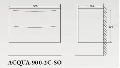 Тумба с раковиной BelBagno ACQUA 90 Cemento Verona Grigio