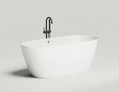 Ванна Salini Sofia LIGHT S-Sense 103711GRH белая/снаружи RAL глянцевая