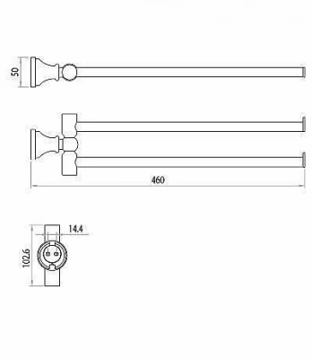 Полотенцедержатель Lemark LM8101C