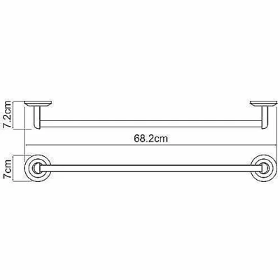 Полотенцедержатель WasserKRAFT Rhein К-6230