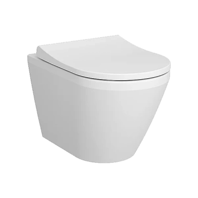 Унитаз Vitra INTEGRA ROUND 7041B003-0075 безободковый, белый