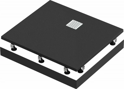Душевой поддон литьевой Good Door Essentia 2 90x80 черный