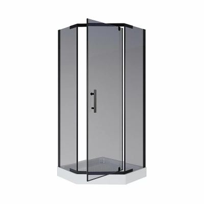 Душевой уголок Niagara Eco NG-009-14DT 90х90 0091432DT профиль черный/стекло тонированное