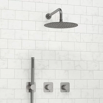 Душевая система WasserKRAFT Tauber 6400 SET2833 никель