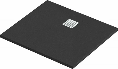 Душевой поддон литьевой Good Door Essentia 2 90x80 черный