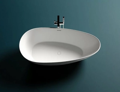Ванна Salini PAOLA Up&Down S-Stone Solix 172х82 белая/снаружи RAL  матовая
