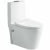 Унитаз моноблок SantiLine SL-5012SM-BD с крышкой микролифт