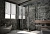 Душевой уголок Veconi Premium Trento PTC30-SP-140100-GR-01-C4 прозрачный/профиль брашированный графит