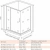 Душевой уголок Good Door Antares WTW+SP 130х100 стекло прозрачное/профиль хром