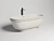 Ванна Salini Greca Meander S-Stone 103021MRF 180x80 белая/полностью RAL матовая