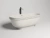 Ванна Salini Greca Meander S-Stone 103021MRH 180x80 белая/снаружи RAL матовая