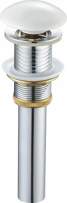 Донный клапан SantiLine SL-102 без перелива белый