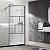 Душевое ограждение Vincea Walk-In 80 VSW-1HC800CFGM стекло прозрачное-рифленое/профиль вороненая сталь