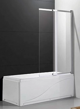 Шторка для ванны Cezares Slider-VF-11-100/150 прозрачная