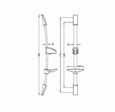 Душевая штанга Iddis Optima Home A30311