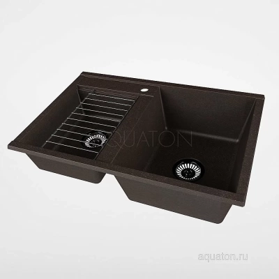 Мойка для кухни Акватон Делия 78 DBL 1A723132DE280 коричневый