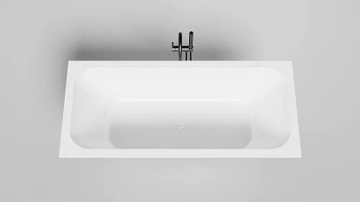Ванна Salini Orlanda AXIS Kit S-Sense 170x75 103313G белая глянцевая