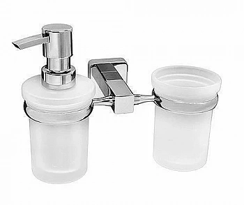 Держатель стакана и диспенсера WasserKRAFT Lippe K-6589