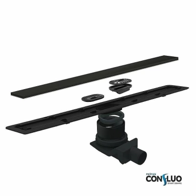 Душевой трап Pestan Confluo Frameless Line Black Glass 300