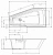 Акриловая ванна Riho Rething Space 170x90 белая