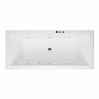 Ванна акриловая EXCELLENT Heaven Slim SMART WAEX.HEV17S.SMART.CR 170x75 белая с гидромассажем