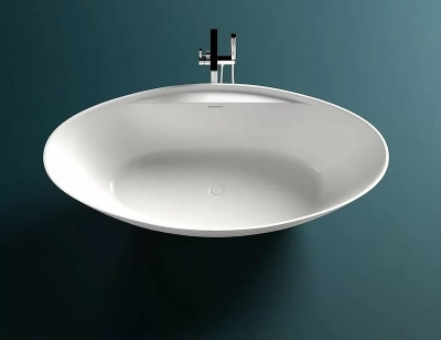 Ванна Salini DIVA Up&Down S-Sense Sapirit 180х85 белая/снаружи RAL глянец